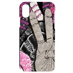 Peace Hand Art iPhone X/XS Black UV Print Case