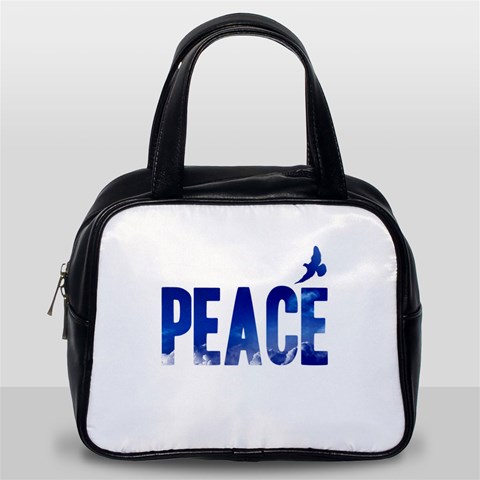 Peace Bird Classic Handbag (One Side) from ArtsNow.com Front