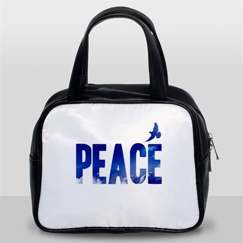 Peace Bird Classic Handbag (Two Sides) from ArtsNow.com Front