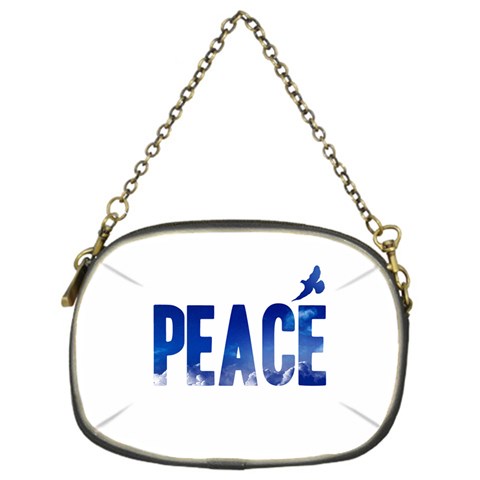 Peace Bird Chain Purse (One Side) from ArtsNow.com Front