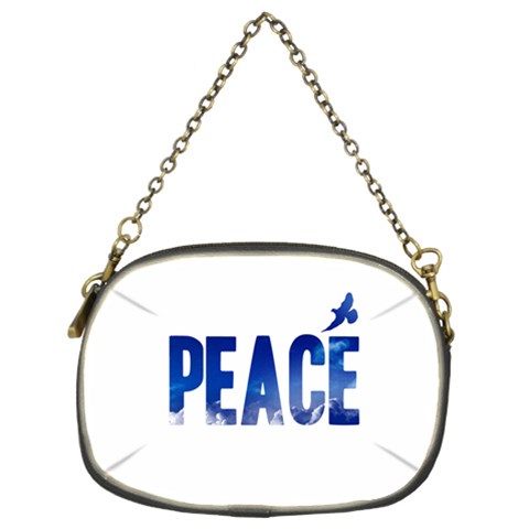 Peace Bird Chain Purse (Two Sides) from ArtsNow.com Front