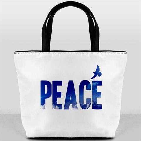 Peace Bird Bucket Bag from ArtsNow.com Front