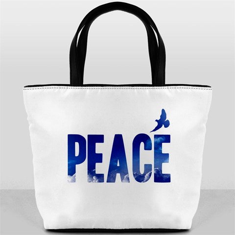 Peace Bird Bucket Bag from ArtsNow.com Back