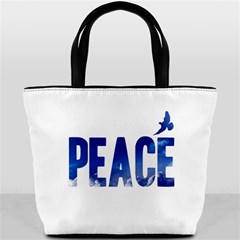 Peace Bird Bucket Bag from ArtsNow.com Back