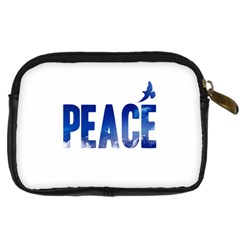 Peace Bird Digital Camera Leather Case from ArtsNow.com Back