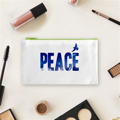 Peace Bird Cosmetic Bag (Small) from ArtsNow.com Front