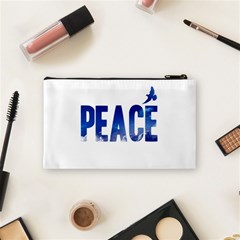 Peace Bird Cosmetic Bag (Small) from ArtsNow.com Back