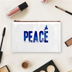 Peace Bird Cosmetic Bag (Medium) from ArtsNow.com Front