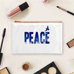 Peace Bird Cosmetic Bag (Medium) from ArtsNow.com Front