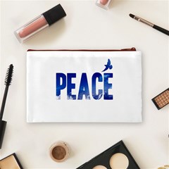 Peace Bird Cosmetic Bag (Medium) from ArtsNow.com Back