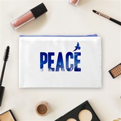 Peace Bird Cosmetic Bag (Medium) from ArtsNow.com Back