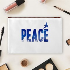 Peace Bird Cosmetic Bag (Large) from ArtsNow.com Back