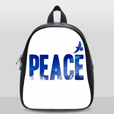 Peace Bird School Bag (Small) from ArtsNow.com Front