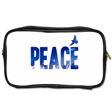 Peace Bird Toiletries Bag (Two Sides) from ArtsNow.com Front