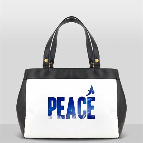 Peace Bird Oversize Office Handbag from ArtsNow.com Front