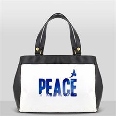 Peace Bird Oversize Office Handbag (2 Sides) from ArtsNow.com Front