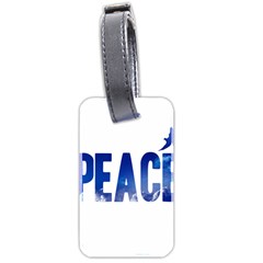 Peace Bird Luggage Tag (two sides) from ArtsNow.com Front