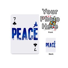 Peace Bird Playing Cards 54 (Mini) from ArtsNow.com Front - Club7