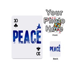 Peace Bird Playing Cards 54 (Mini) from ArtsNow.com Front - Club10