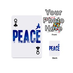 Queen Peace Bird Playing Cards 54 (Mini) from ArtsNow.com Front - ClubQ