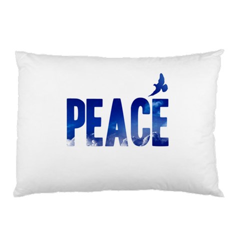 Peace Bird Pillow Case (Two Sides) from ArtsNow.com Back