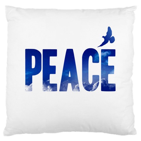 Peace Bird Large Cushion Case (One Side) from ArtsNow.com Front