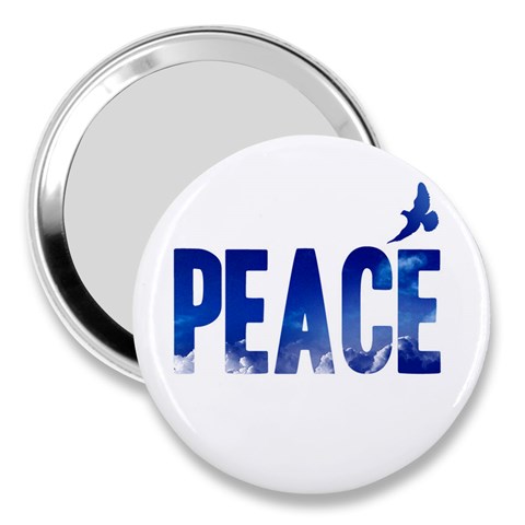 Peace Bird 3  Handbag Mirror from ArtsNow.com Front