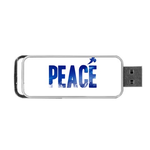 Peace Bird Portable USB Flash (One Side) from ArtsNow.com Front