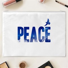 Peace Bird Cosmetic Bag (XXXL) from ArtsNow.com Back