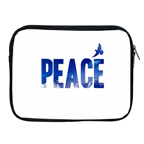 Peace Bird Apple iPad Zipper Case from ArtsNow.com Front