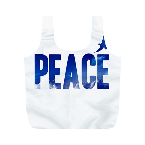 Peace Bird Full Print Recycle Bag (M) from ArtsNow.com Front