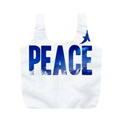 Peace Bird Full Print Recycle Bag (M) from ArtsNow.com Back