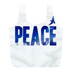 Peace Bird Full Print Recycle Bag (L) from ArtsNow.com Front