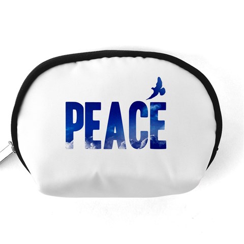 Peace Bird Accessory Pouch (Medium) from ArtsNow.com Back