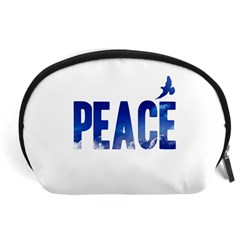 Peace Bird Accessory Pouch (Large) from ArtsNow.com Front