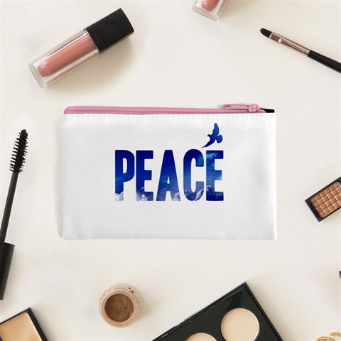 Peace Bird Cosmetic Bag (XS) from ArtsNow.com Back