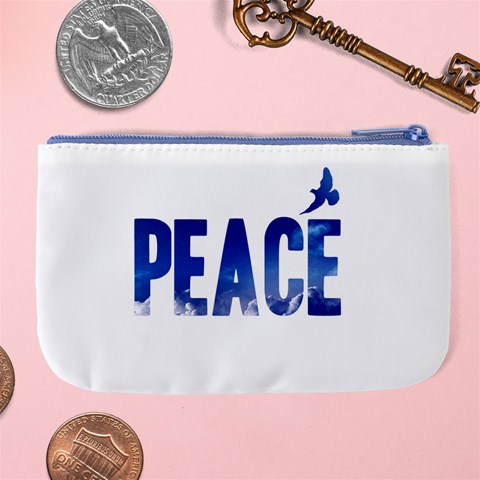 Peace Bird Large Coin Purse from ArtsNow.com Back