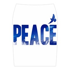 Peace Bird Midi Wrap Pencil Skirt from ArtsNow.com Back