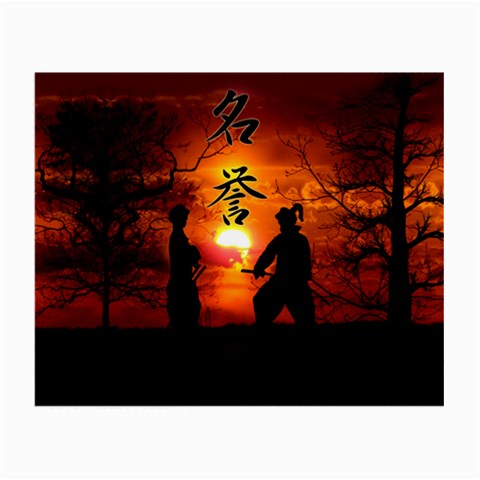 Ninja Sunset Small Glasses Cloth (2 Sides) from ArtsNow.com Back