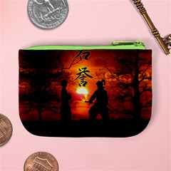 Ninja Sunset Mini Coin Purse from ArtsNow.com Back