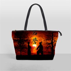 Ninja Sunset Classic Shoulder Handbag from ArtsNow.com Front