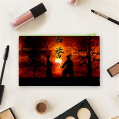 Ninja Sunset Cosmetic Bag (Medium) from ArtsNow.com Back