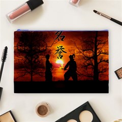 Ninja Sunset Cosmetic Bag (Large) from ArtsNow.com Front