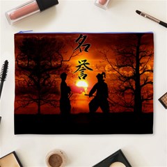 Ninja Sunset Cosmetic Bag (XL) from ArtsNow.com Front