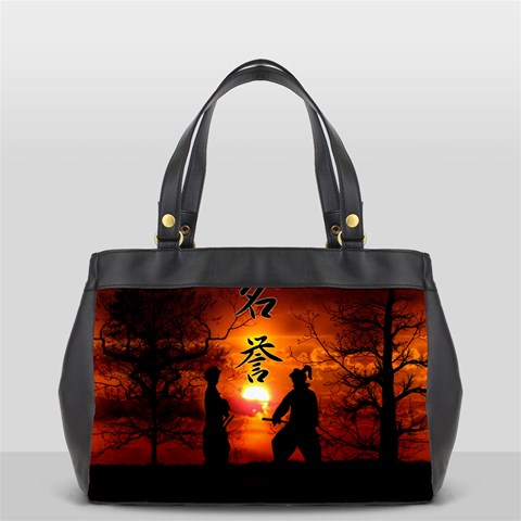 Ninja Sunset Oversize Office Handbag (2 Sides) from ArtsNow.com Back