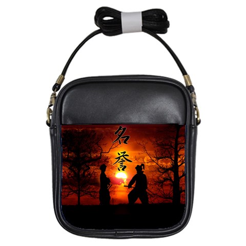 Ninja Sunset Girls Sling Bag from ArtsNow.com Front