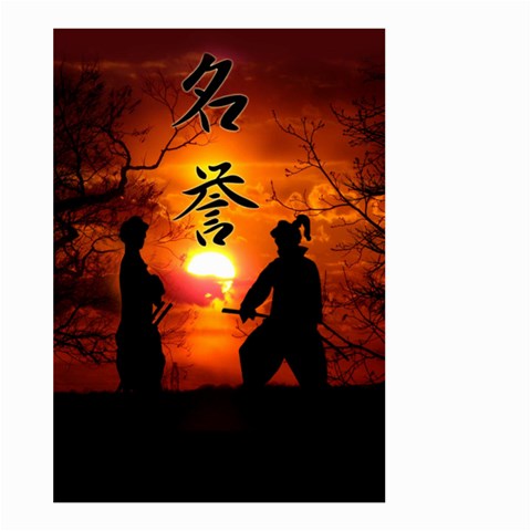 Ninja Sunset Large Garden Flag (Two Sides) from ArtsNow.com Front