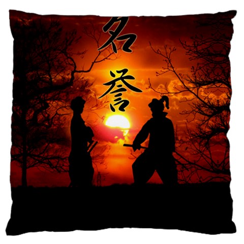 Ninja Sunset Large Cushion Case (Two Sides) from ArtsNow.com Back