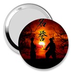 Ninja Sunset 3  Handbag Mirror