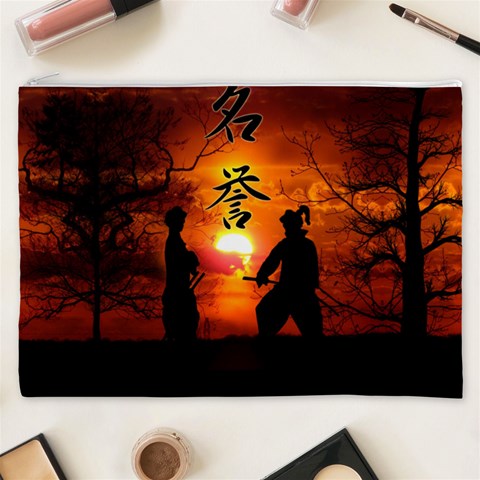 Ninja Sunset Cosmetic Bag (XXXL) from ArtsNow.com Front